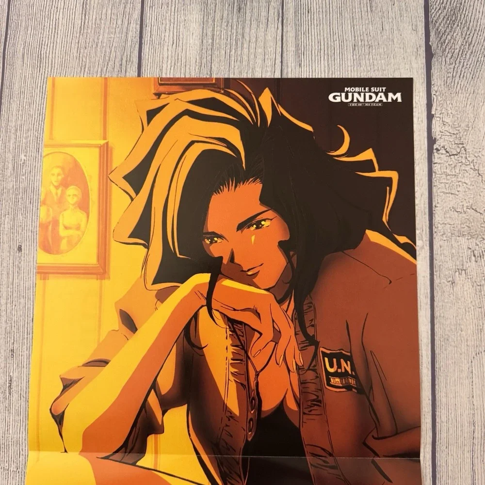 Mobile Suit Gundam 08th MS Team Karen Joshua Anime Poster Kawamoto Vintage